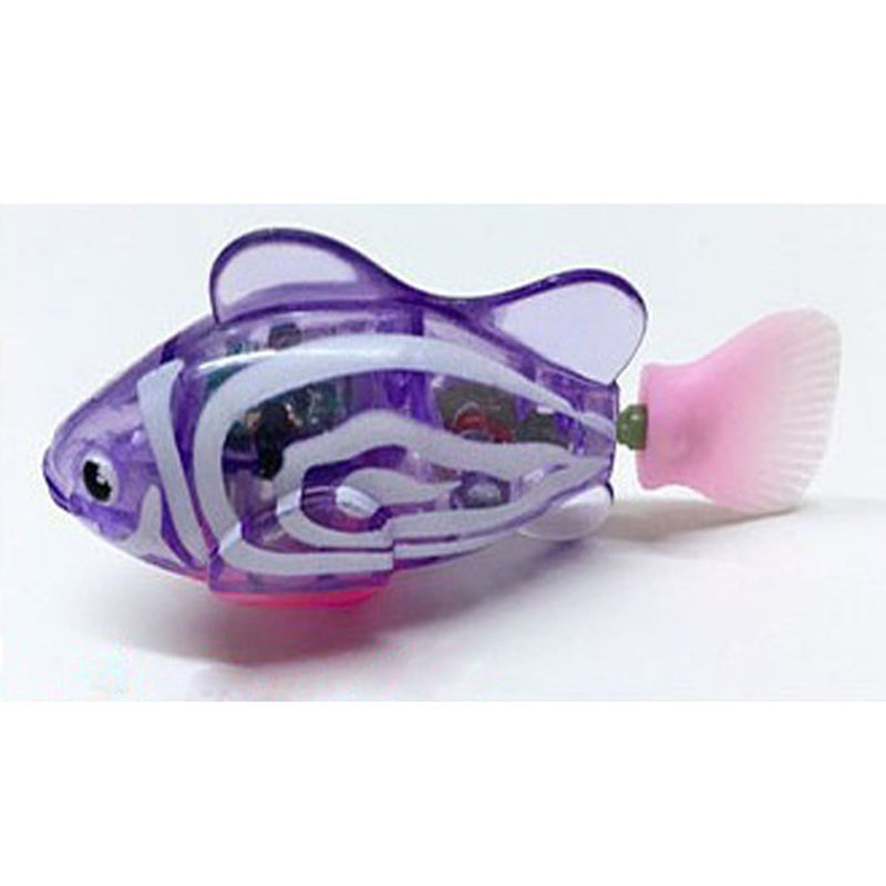 Cat Interactive Electric Fish Water Toy for Indoor Play Swimming Robot Fish Toys for Cat Dog Pet Baby Swimmer Bath Robofish Toys