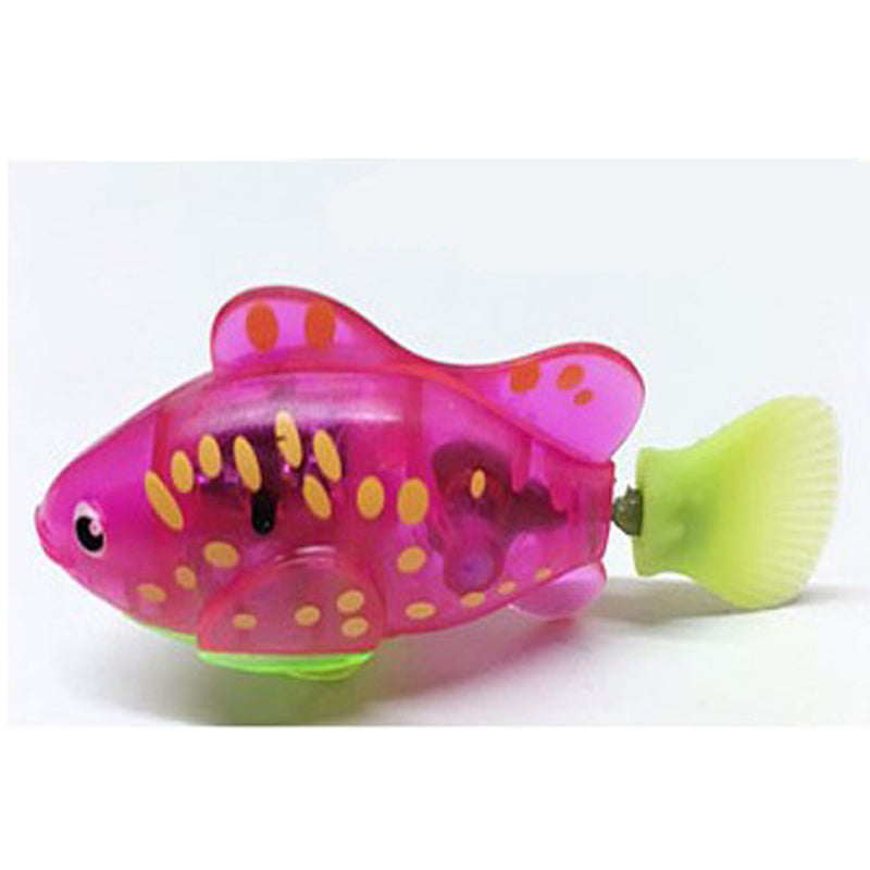 Cat Interactive Electric Fish Water Toy for Indoor Play Swimming Robot Fish Toys for Cat Dog Pet Baby Swimmer Bath Robofish Toys